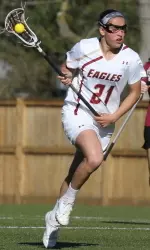 Sophomore midfielder Caroline Margolis was one of four Eagles with a hat trick in the victory over BU