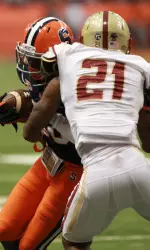 DB Manuel Asprilla and the Eagles host the Orange on Saturday, Nov. 29.