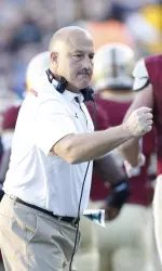 Coach Steve Addazio looks to improve upon the Eagles' seven-win campaign from 2013.