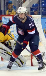 Carpenter at the 2014 Winter Olympic Games in Sochi, Russia