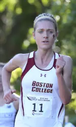 Senior Liv Westphal finished first at the Minuteman Invitational