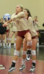 Senior libero Courtney Castle recorded 31 digs vs. Louisville