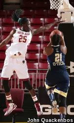 Karima Gabriel leads BC in blocks with 25.