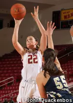 Sophomore Emilee Daley has started the last four games for BC.