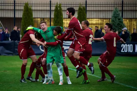 Men's Soccer Celebration at Georgetown