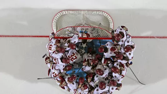 Women's hockey in net