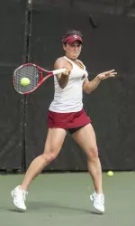 Senior captain Jessica Wacnik continues her dominance on the tennis court