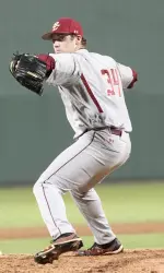 Five of Gorman's eight strikeouts were looking.