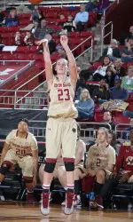 Sophomore Kelly Hughes was named ACC Player of the Week after leading BC past Wake Forest last week.