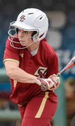 Megan Cooley had a clutch day at the plate, here tying up the score in the fifth