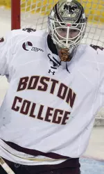 Thatcher Demko stopped 32 shots in last night's playoff victory