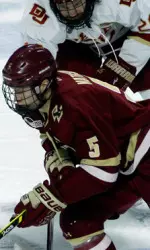 Michael Matheson, BC's NCAA Tournament career points scorer heading into the weekend, notched a goal and an assist