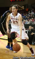 Kelly Hughes earned her a spot on the All-ACC Women's Basketball Academic team as announced by the conference today.