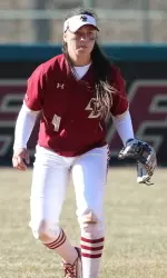 Sharabba's first inning triple was all they could get started against Maggie Tyler on Sunday