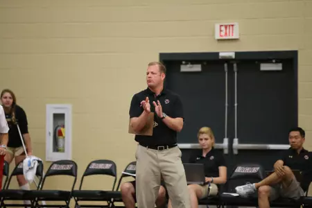 Head coach Chris Campbell