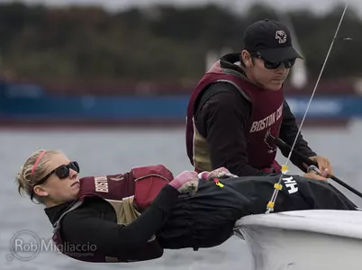 Sailing action photo