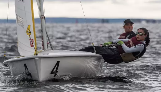 Sailing action photo