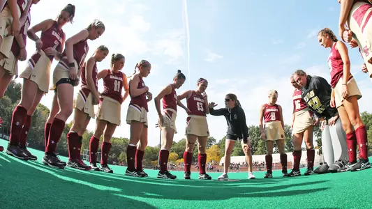 Field Hockey Team Huddle