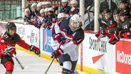 Megan Keller USA Hockey front page