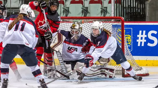 Katie Burt Kali Flanagan Team USA Hockey
