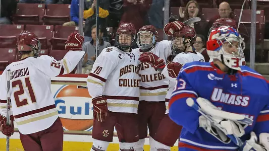 Celebration vs UMass Lowell _ Gaudreau Brown Fitzgerald