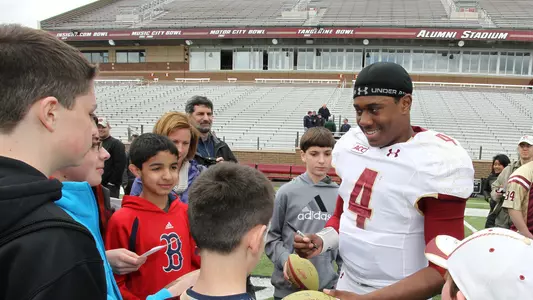 Darius Wade autographs 2014 spring game