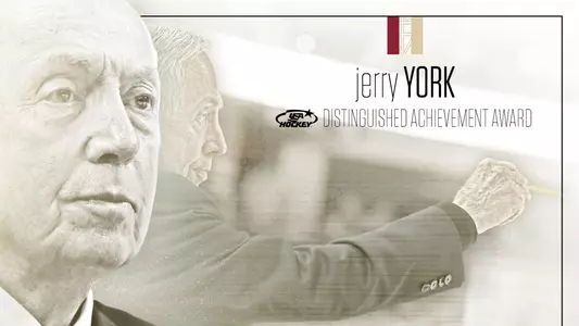 Jerry York _ USA Hockey Distinguished Award INSIDE