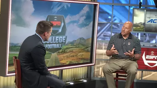 Addazio at ESPN Carwash 2016