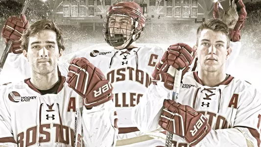 2016 2017 Mens Hockey Captains Calnan Cangelosi Fitzgerald