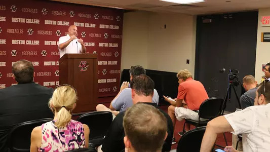Addazio meeting media - 2016