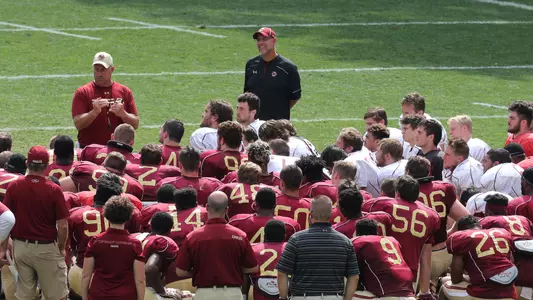Addazio addressing team