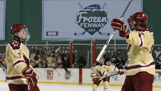 David Cotton Connor Moore celebration Frozen Fenway