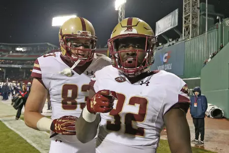 Charlie Callinan (83) and Jon Hilliman (32)