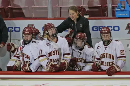 Katie Crowley and bench