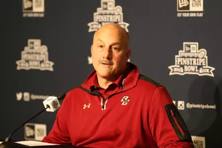 Steve Addazio Pinstripe Bowl Press Conference - 2014 - 3:2 ratio