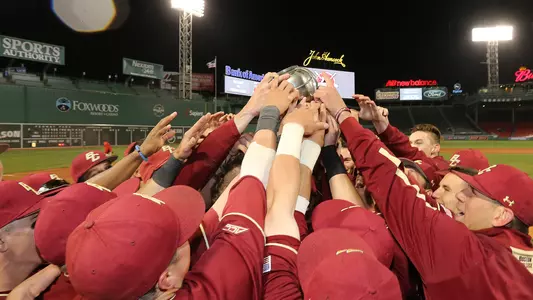 Beanpot Trophy at Fenway