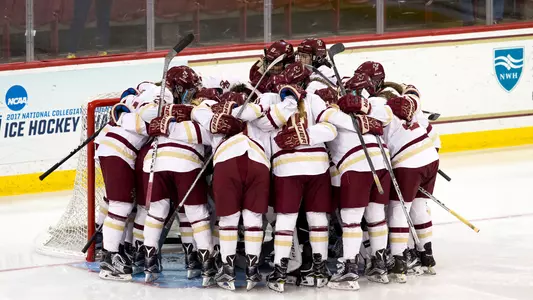 Pregame Huddle Around Net