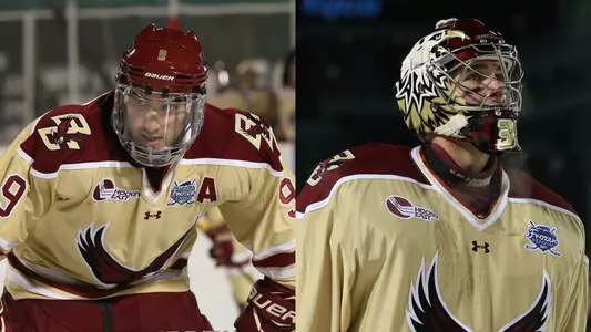 Cangelosi _ Woll Hockey East Award