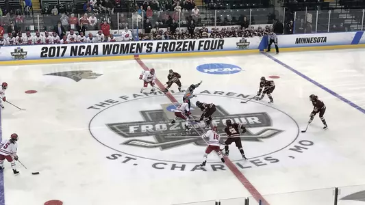 2017 Women's Frozen Four faceoff