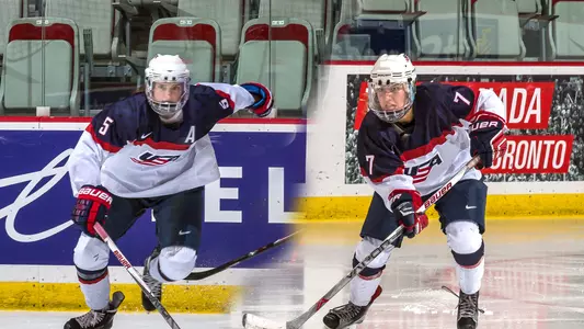 Megan Keller Kali Flanagan USA Hockey