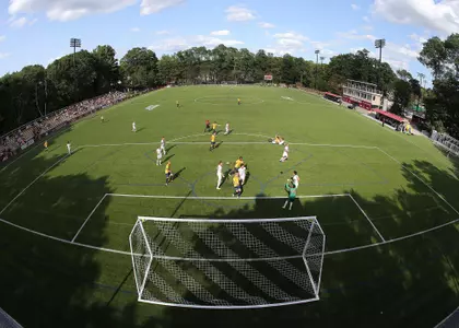 Newton Campus end line overhead shot