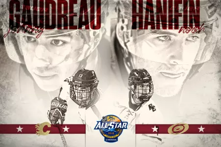 Gaudreau Hanifin NHL All Stars