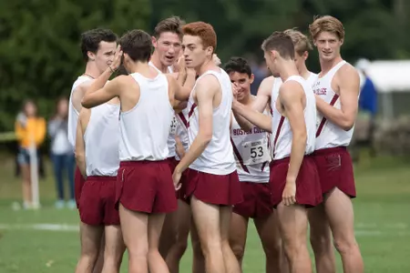 Men's Cross Country Huddle
