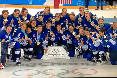 2018 Olympic Women's Hockey Gold Medalists