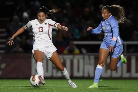 Jade Ruiters in action against North Carolina.