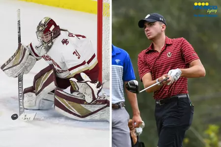 Kelly Pickreign and Nick Cummings, the Eagles of the Week.