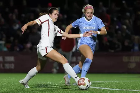 Samantha Agresti in action against UNC.