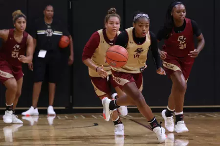 Marnelle Garraud preseason practice on Oct. 7, 2019 in Power Gym.