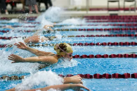 A swimmer vs. Northeastern
