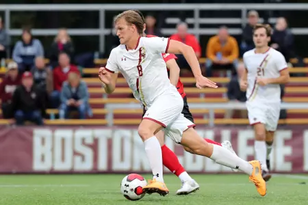 Lasse Lehmann in action vs. Northeastern in Oct. 2019